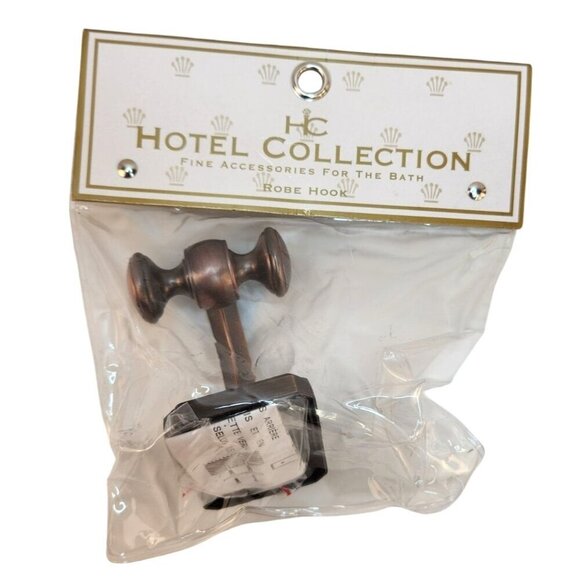 Hotel Collection Bronze Double Robe Hook Fine Accessories For The Bath or Bedroo - Picture 2 of 7